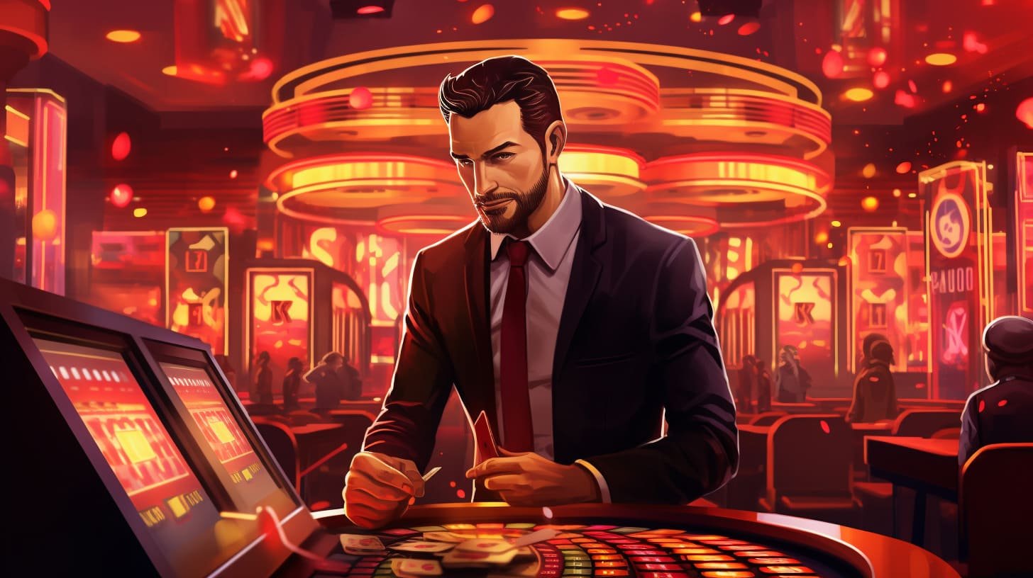 Màn hình game slot video với nhiều cuộn quay và hiệu ứng phát sáng tại kq vietlott